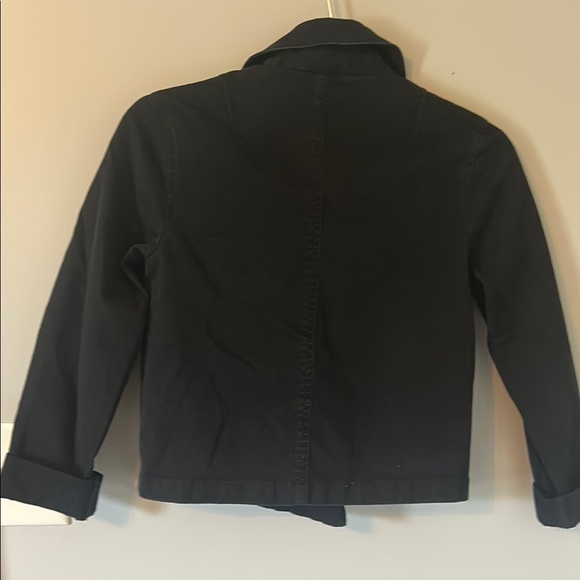 GAP Women's Classic Black Pea Coat - Picture 3 of 3